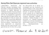 Ouest France 9 octobre 2006